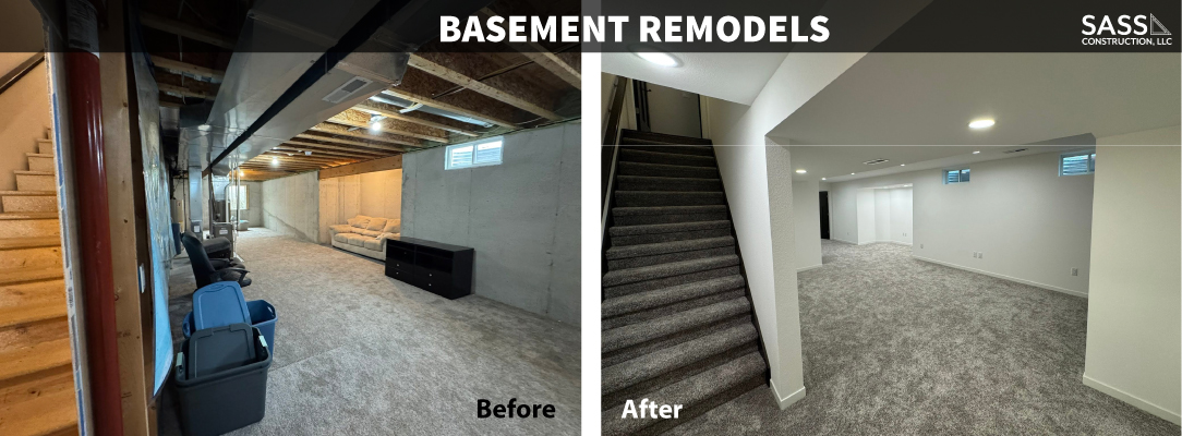 Basement Remodels (Before & After)