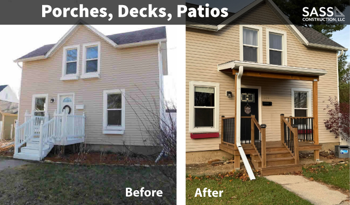 Porches, Patios & Decks (Before & After)